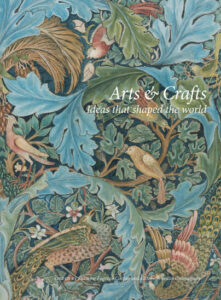 Arts and Crafts book cover with floral art by William Morris