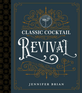 Art deco style cover for Classic Cocktail Revival